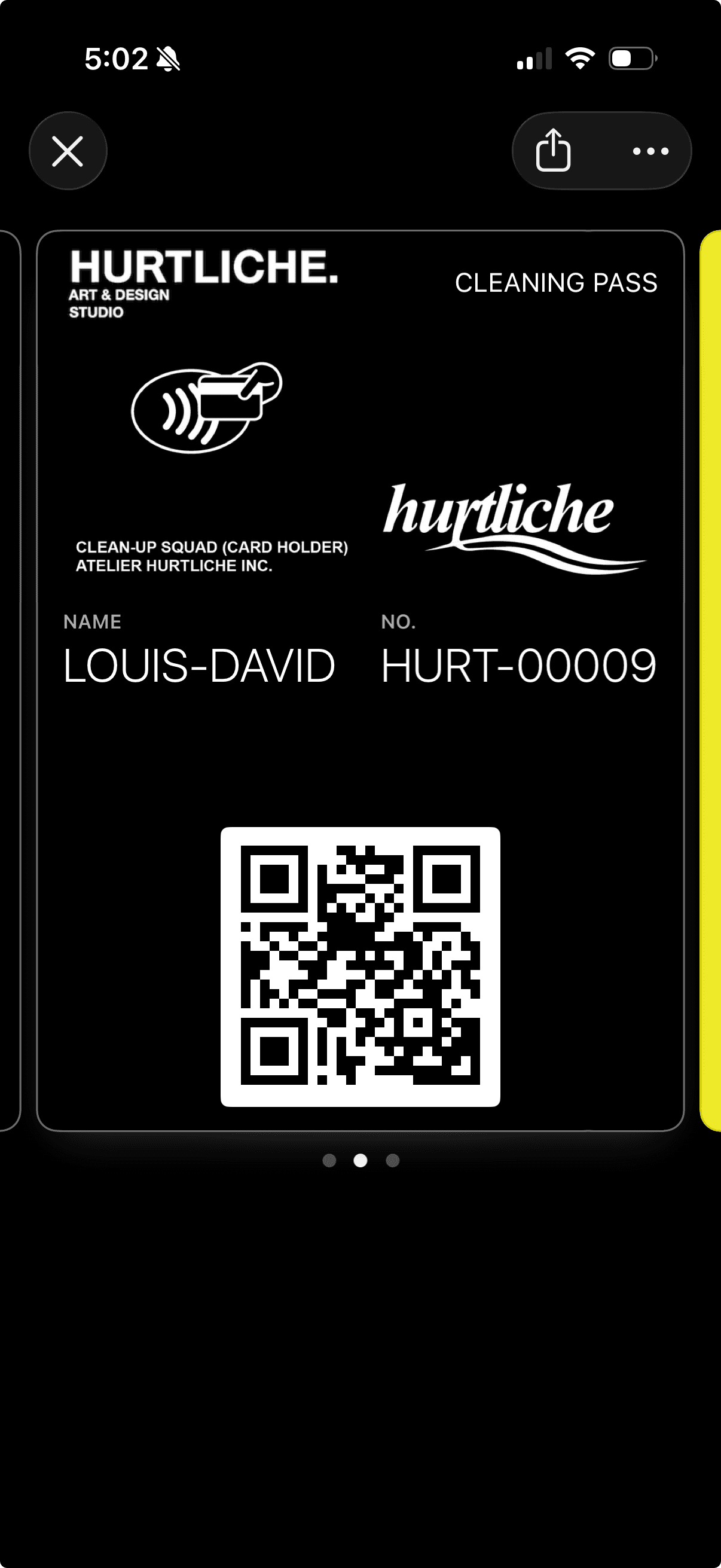 Tappy card being added to Apple Wallet